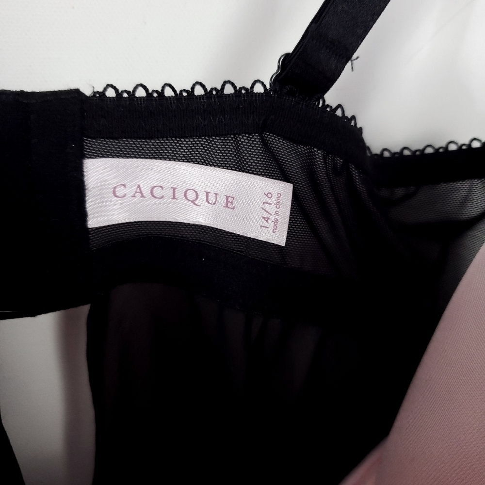 Cacique lace overlay cup nightie size 14/16 - Picture 7 of 7